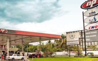 Stacja paliw w Trynidadzie i Tobago