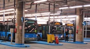 Autobusy CNG firmy MAN w barwach EMT Madryt