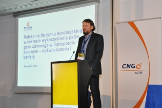 Piotr Księżakowski, koordynator ds. rozwoju sprzedaży CNG/LNG z PGNiG Obrót Detaliczny