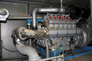Silnik MTU w jednym z agregatów kogeneracyjnych RCGW Tychy