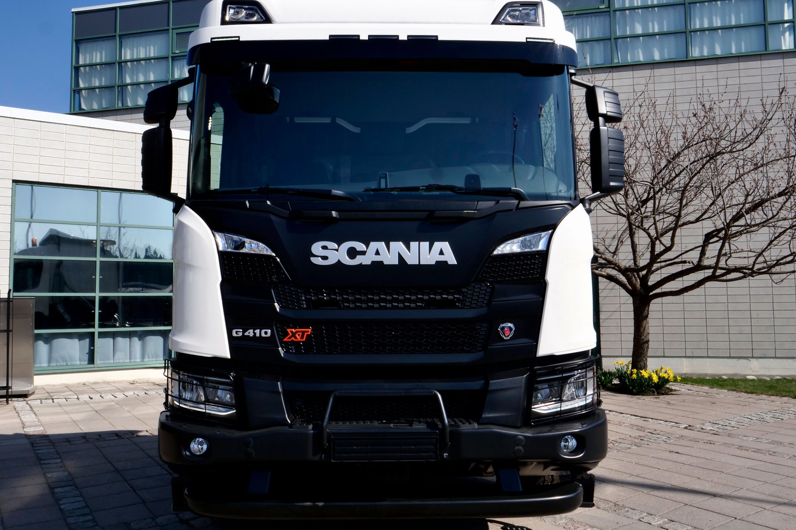 Budowlana Scania XT wzmocniona o wariant CNG