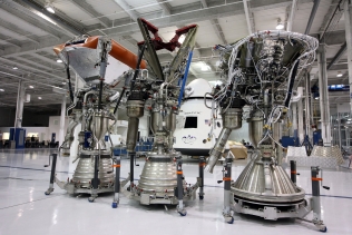 Silniki rakietowe Merlin firmy SpaceX