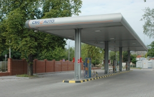 Stacja CNG w Warszawie przy ul. Prądzyńskiego 16
