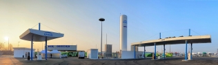 Stacja LNG i CNG firmy ENGIE w Turynie