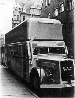 Pierwszy gazowy autobus MAN (1943 r.)