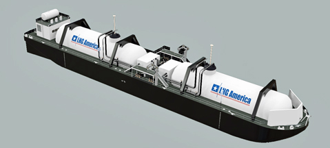 Barki do bunkrowania statków LNG