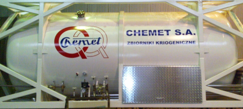 Zbiornik LNG firmy Chemet