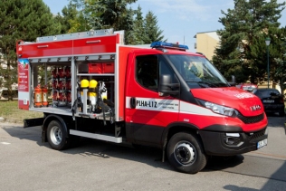 Iveco Daily CNG jako wóz strażacki w Czechach