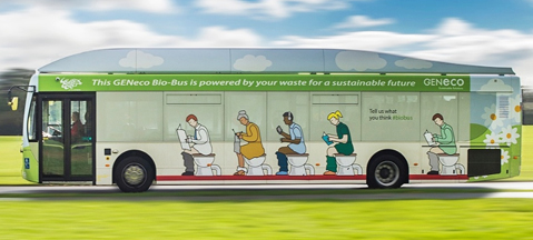 Poo buses - autobusy na biometan w Bristolu