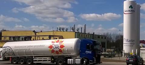 LNG od Barteru zasili mleczarnię