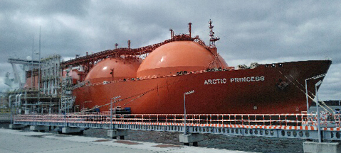 Arctic Princess - kolejna dostawa LNG do Polski