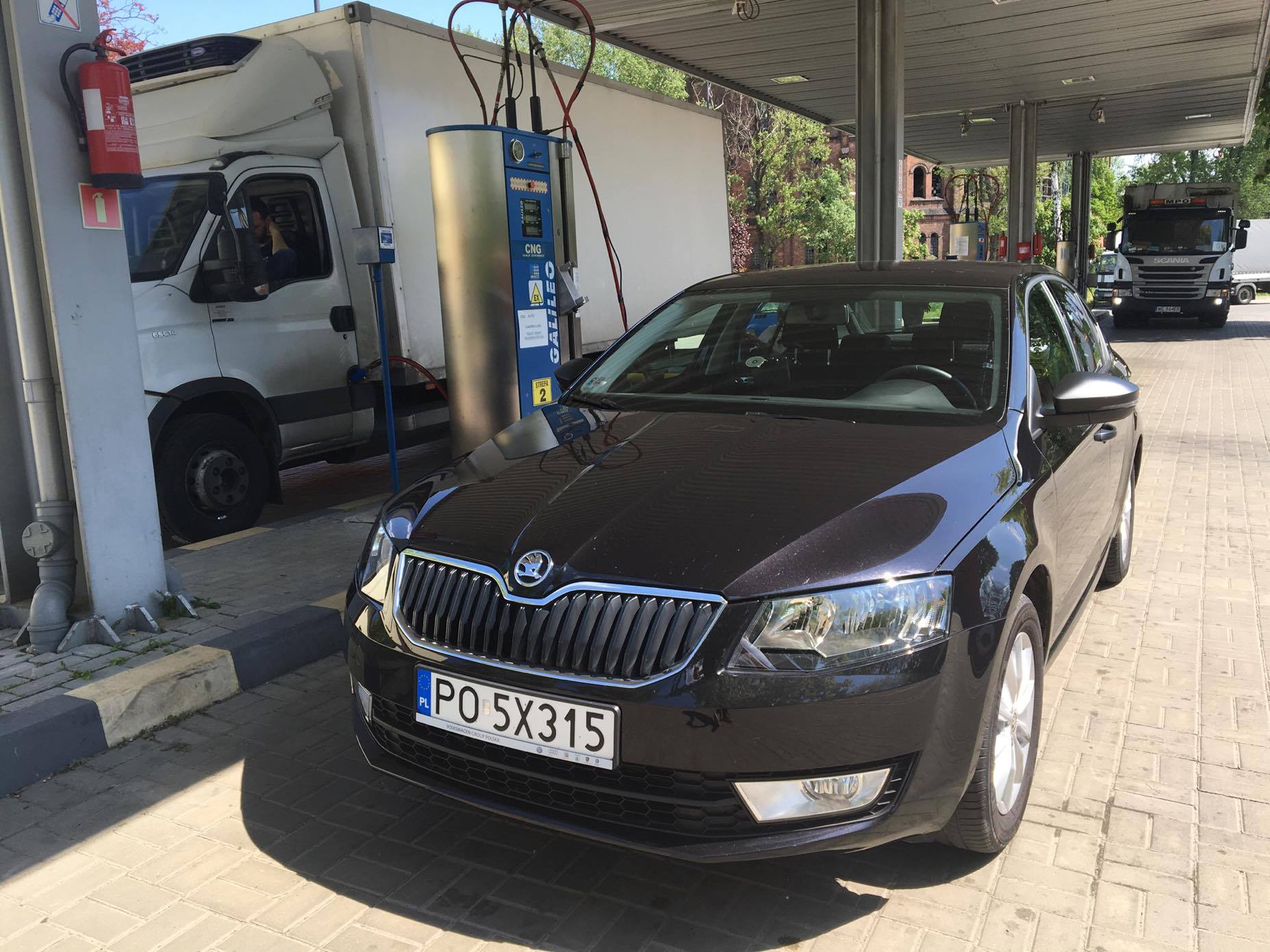 Octavia G-TEC: tankowanie CNG w Warszawie