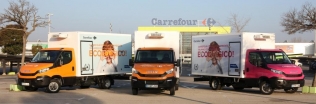 Iveco Daily Natural Power w barwach Carrefour