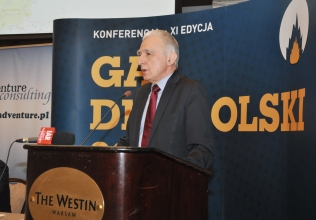 Piotr Naimski w czasie konferencji Gaz dla Polski 2017