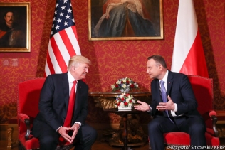 Przeydenci Polski i USA Donald Trump i Andrzej Duda