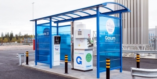 Stacja gazowa firmy Gasum