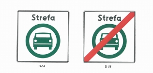 Znaki oznaczające strefy czystego transportu