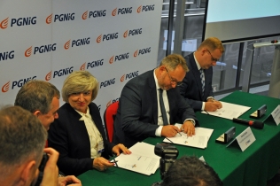 Podpisanie listu intencyjnego pomiędzy PGNiG OD a MPK w Kielcach