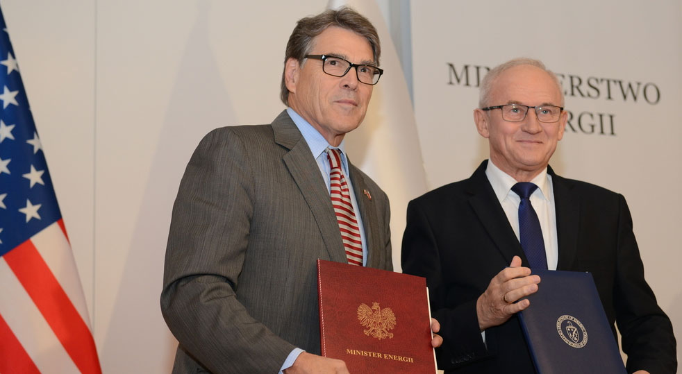 Wspólna deklaracja resortów energii Polski i USA