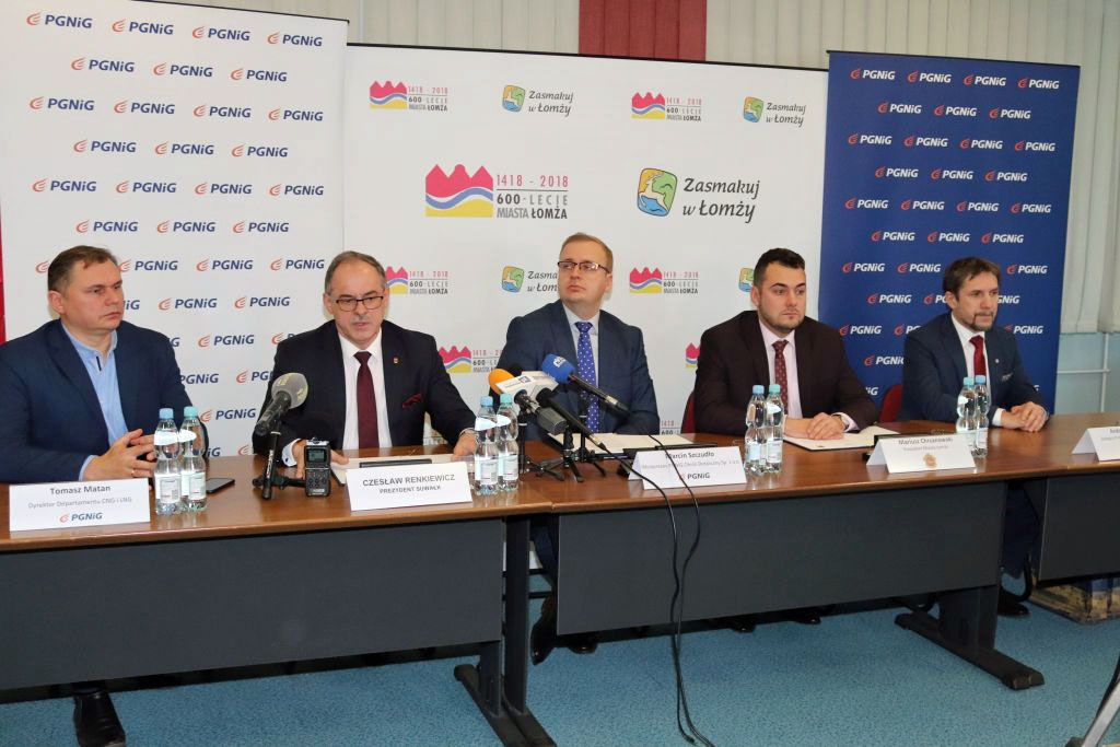 PGNiG wybuduje stacje CNG w Łomży i Suwałkach