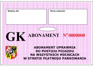 Abonament GK - Urząd Miejski we Wrocławiu