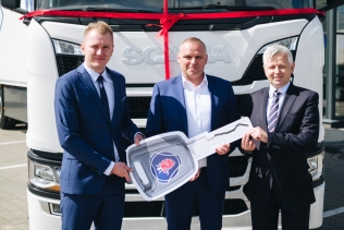 Pierwsza w Polsce Scania LNG do dalekich tras