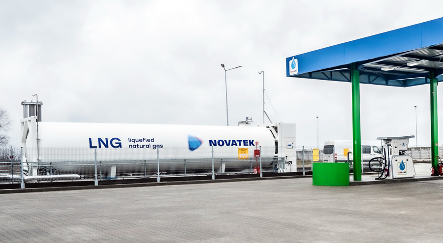 Pierwsza w Polsce stacja LNG firmy NOVATEK