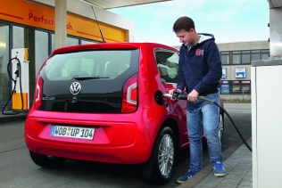 Volkswagen Eco up! tankowanie