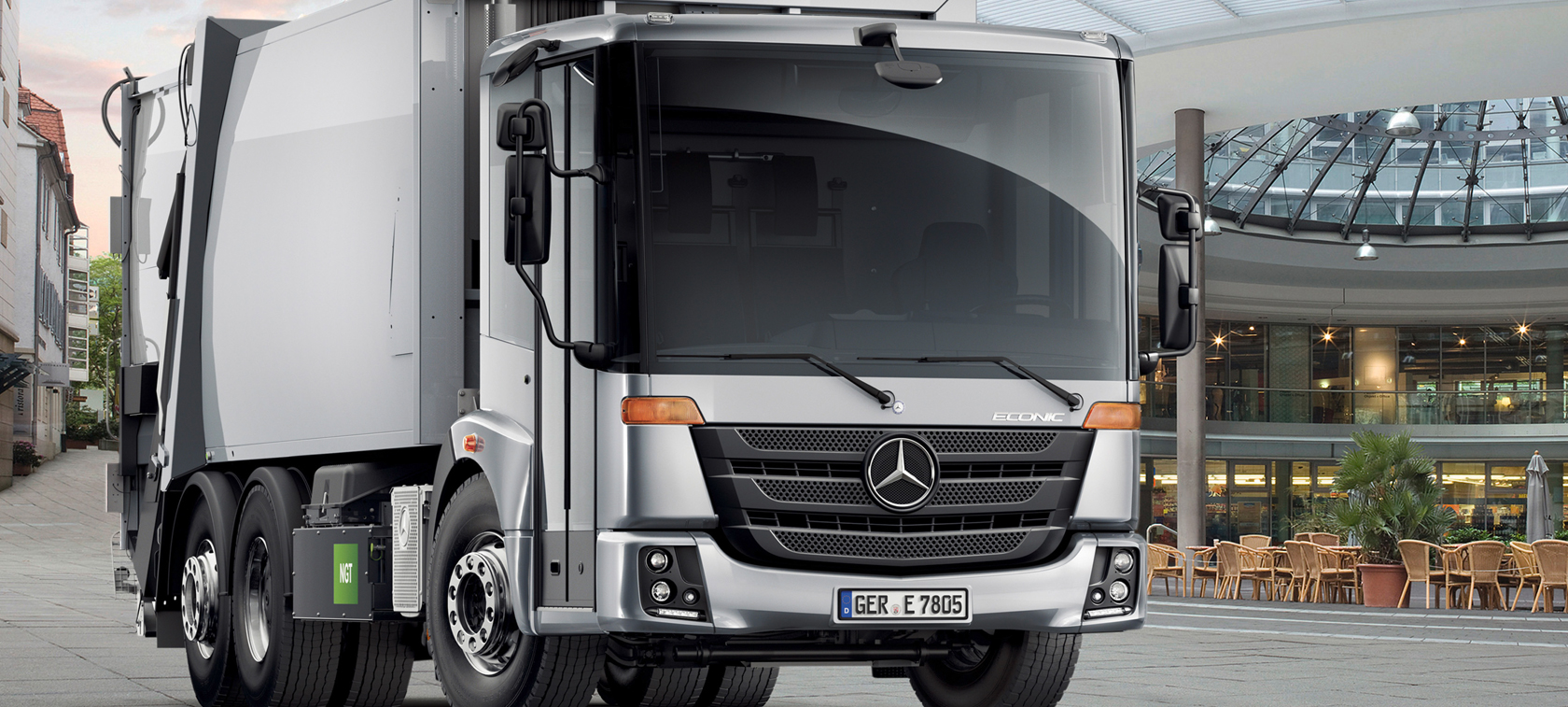 Mercedes Econic NGT 2014 - bardziej pracowity