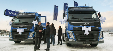 Volvo FM MethaneDiesel dla Gazprom Transgaz